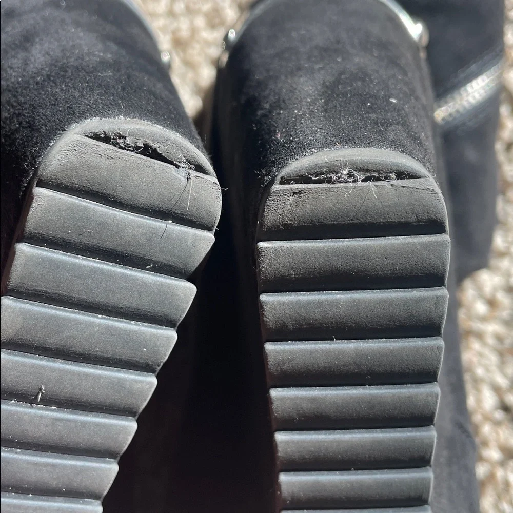 Juicy Couture Black Wedge Boots